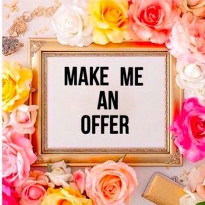 Always open to offers!